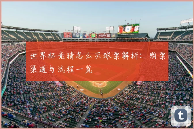 世界杯竞猜怎么买球票解析：购票渠道与流程一览