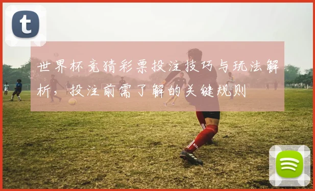 世界杯竞猜彩票投注技巧与玩法解析，投注前需了解的关键规则